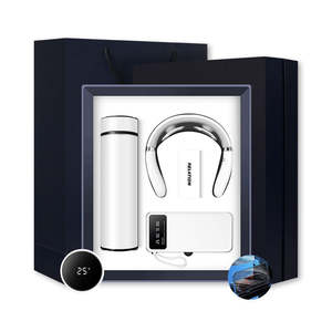 Logotipo personalizado, oficina, promoción de regalo de aniversario de negocios, masajeador de cuello termo, fuente de alimentación móvil con soporte para teléfono - Product Image 6