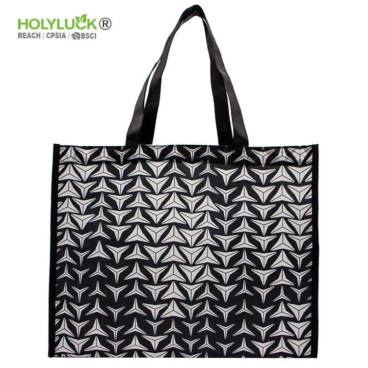 wholesale custom printed reusable recycled laminated non woven nonwoven reusable shopping bag