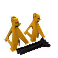 Supports de levage en acier robuste YL03-3T, capacité de 3 tonnes avec verrouillage à double goupille