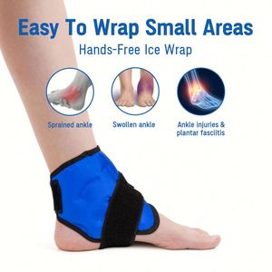 Hot-selling 2026 Reusable Hot and Cold Gel Bag for <b>Foot</b> and Ankle Comfortable Portable Wrap for Pain Relief Safety <b>Ice</b> <b>Pack</b> - Product Image 1
