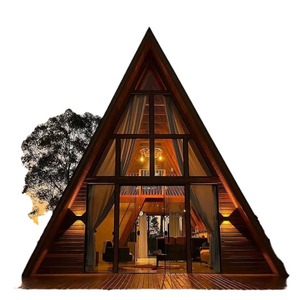Casas Prefabricadas de Madera para Móviles, Diseño Triangular Anticorrosivo, para Zonas Escénicas, Campamentos, Granjas, Uso en Exteriores, Fabricante Chino - Product Image 5
