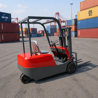 Mini chariot élévateur certifié CE ISO, batterie au plomb-acide électrique, système de levage hydraulique rapide et stable