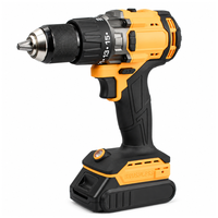 Perceuse-visseuse sans fil 20V à batterie, moteur sans balais, avec mandrin rapide en acier de 13 mm pour la construction et l'installation de meubles (OEM)