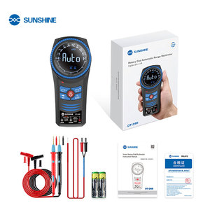Multímetro giratorio de rango automático Sunshine para probador de instrumentos, herramientas de reparación de teléfonos móviles, multímetro de pantalla <span class=keywords><strong>LCD</strong></span> - Product Image 6