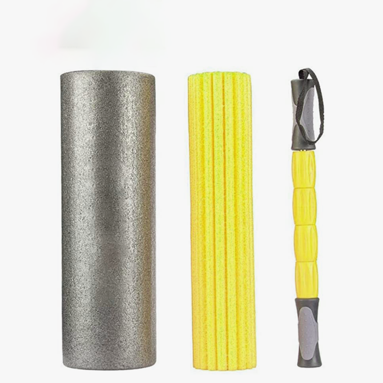 EVA Rouleau de Mousse De Yoga Creux pour le Muscle Fitness Yoga Colonne Grille Musculaire Rouleau de Mousse de Massage