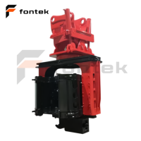 Marteau vibrant hydraulique FONTEX à inclinaison latérale de 45 degrés pour excavatrice de 18 à 26 tonnes