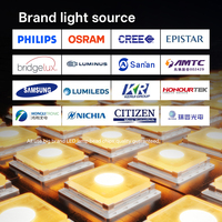 Spot encastré LED moderne à deux têtes 2*12W, orientable, anti-éblouissement, extensible