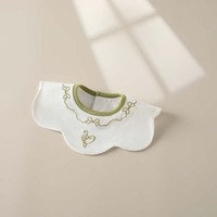 Bavoirs pour bébé en coton de qualité supérieure, rotatifs à 360 degrés, anti-bave, anti-éclaboussures, anti-salissures, pour nourrissons et tout-petits, motif dessin animé