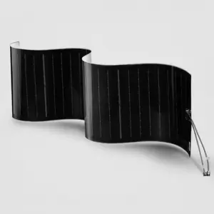 Easy Installation Lightweight 300W-450W Rollable Solar Panels Black Thin Film CIGS Customizable Flexible Solar Panel