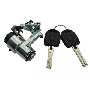 Cylindre de serrure de hayon Volkswagen Golf 1J6827297 1J6827297G avec 2 clés, pièce de rechange pour serrure cylindrique - Product Image 4