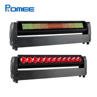 Fullcolor 12*8W RGBW 4in1 LED faisceau de rideau barre mobile lumière DMX512 avec effet de chasse pour DJ Concert événement spectacle éclairage de scène