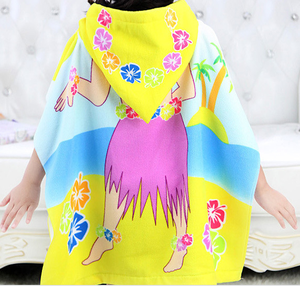 Toalla de bebé más barata, manta de dibujos animados para niño y niña, Poncho con capucha, toalla de <span class=keywords><strong>playa</strong></span> para nadar, Toalla de baño, albornoces, 100% de poliéster - Product Image 5