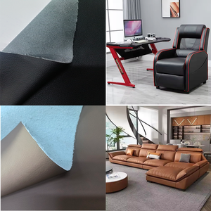 <span class=keywords><strong>Cuir</strong></span> écologique personnalisé sans solvant, résistance à l'abrasion de 1.2mm, effet <span class=keywords><strong>cuir</strong></span> simulé, adapté aux meubles de canapé - Product Image 6