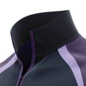 Purple Printed Stand Collar Full Zipper Breathable Quick Dry Lightweight Male Training Set Fashionable Durable Autumn <b>Tracksuit</b> - Product Image 3