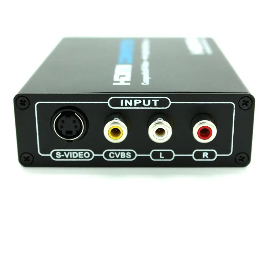 مقياس محول 3RCA AV CVBS مركب S-Video R/LAudio إلى HDMI إلى 480p 720P 1080P لكاميرا DVD