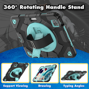 Sang trọng Silicone trường hợp máy tính bảng với dây đeo tay & dây đeo vai cho iPad air4 10.9 inch 2022 2021 2020 2018 Pro 11 air5 2022 Bìa - Product Image 3