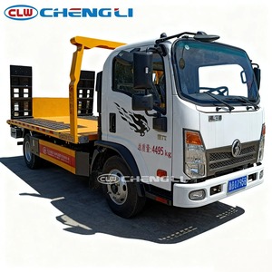 High-Capacity <b>Flatbed</b> Tow <b>Truck</b> for Heavy Load Recovery For Highway Accident Clearance And Roadside Vehicle Emergency Recovery - Product Image 2