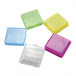 Portabatterie impermeabile riutilizzabile da 12 pezzi per <span class=keywords><strong>batterie</strong></span> <span class=keywords><strong>AA</strong></span>/AAA con <span class=keywords><strong>stilo</strong></span>, 5 colori, leggero per campeggio all'aperto - Product Image 1