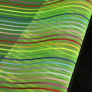 Nhà máy tùy chỉnh màu sắc dệt lưới sọc lưới - Product Image 2