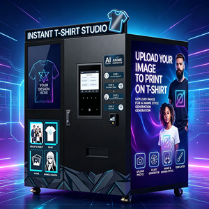 ตู้จำหน่ายเสื้อผ้าอั<span class=keywords><strong>จ</strong></span>ฉริยะ AI รุ่นใหม่ พร้อมหน้าจอสัมผัสอิเล็กทรอนิกส์ สำหรับการปรับแต่งข้อความและลวดลายส่วนตัว - Product Image 1