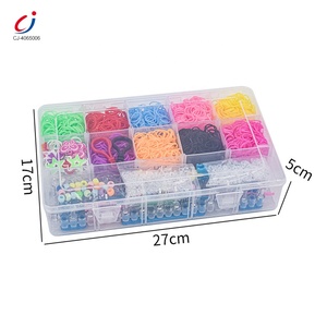 <span class=keywords><strong>Kit</strong></span> de fabrication de bracelets en élastique pour enfants, nouveau design Chengji, <span class=keywords><strong>loom</strong></span> art coloré pour filles, artisanat en tricot, bricolage - Product Image 6