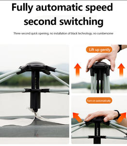 เต็นท์ตั้งแคมป์แบบกันน้ำสำหรับปิกนิกครอบครัวสวนสวนสวนสวน<span class=keywords><strong>สนาม</strong></span>หญ้าสำหรับเดินทางอุปกรณ์กลางแจ้งสำหรับงานหนักแบบอัตโนมัติ - Product Image 6