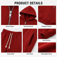 Fabricant OEM – Ensemble survêtement homme en molleton technique 100 % coton 420 GSM, coupe ample, sweat à capuche et pantalon de survêtement surdimensionnés personnalisés