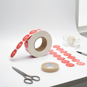 Custom Printed Round Pet Store <strong>Label</strong> Stickers Waterproof Self Adhesive PVC <strong>Packaging</strong> Roll <strong>Labels</strong> for Logo Branding - Product Image 2