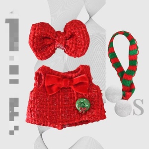 Disfraz de Payaso de Dibujos Animados, Disfraz de Pequeño Diablo Navideño, <span class=keywords><strong>Ropa</strong></span> de Diseñador, Atuendo de Lujo, <span class=keywords><strong>Ropa</strong></span> y Accesorios <span class=keywords><strong>para</strong></span> Muñecas Labubu - Product Image 6