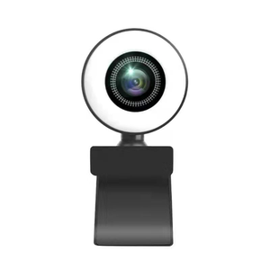 Cámara Web Full HD 2K para videoconferencia, <span class=keywords><strong>Webcam</strong></span> con anillo de luz, USB, 360 - Product Image 2