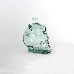 Venta al por mayor forma especial cabeza <span class=keywords><strong>del</strong></span> <span class=keywords><strong>diablo</strong></span> 700ml vacío whisky vodka Gin botella personalizada tequila Ron botella de vidrio para licor - Product Image 3