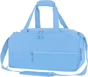 Custom Polyester Carry on Bag with yoga Mat Trolley Bag