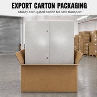 Boîtier de distribution mural en fer sur mesure, revêtement poudré, étanche, coffret électrique métallique robuste pour usage extérieur