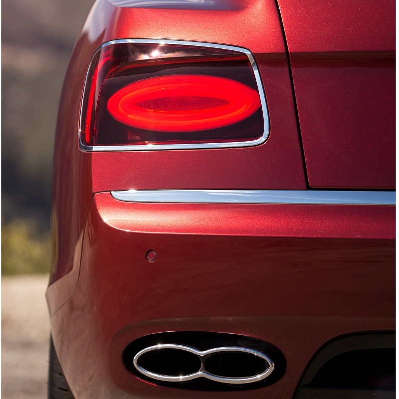Bentley Flying Spur Tail Light Assembly - Smoke Rear Lamp