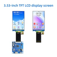 Module d'affichage LCD TFT IPS de haute qualité 3,5 pouces, résolution 480x800, interface SPI, marque QTSS, luminosité 400 cd/m², rétroéclairage LED