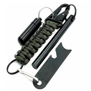 Kit <span class=keywords><strong>de</strong></span> tige ferro <span class=keywords><strong>de</strong></span> ferrocerium <span class=keywords><strong>de</strong></span> survie tactique <span class=keywords><strong>de</strong></span> 4 pouces avec poignée <span class=keywords><strong>de</strong></span> lanière Paracord - Product Image 2