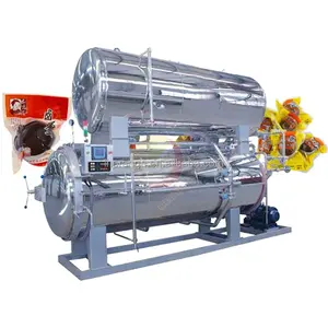 Automatische Water Baden Type Retort Machine/Voedsel Autoclaaf Sterilisator Voor Vlees/Fruit Pouch/Blikjes