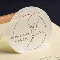Étiquettes adhésives personnalisées imprimées, imperméables, résistantes à l'huile et aux hautes températures, pour emballage, logo et marque
