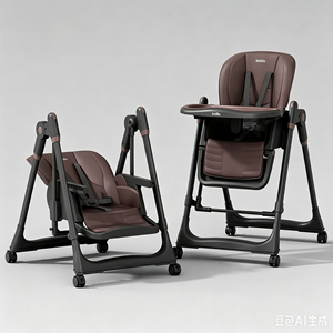 <span class=keywords><strong>Silla</strong></span> Alta Plegable Multifuncional Ajustable <span class=keywords><strong>para</strong></span> Bebé, <span class=keywords><strong>Silla</strong></span> <span class=keywords><strong>de</strong></span> Comer <span class=keywords><strong>para</strong></span> Bebé con Función <span class=keywords><strong>de</strong></span> Balanceo - Product Image 1