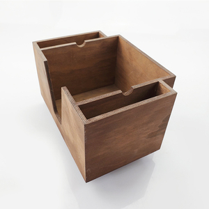 Scatola di fazzoletti di legno porta tovaglioli di carta di legno <span class=keywords><strong>fai</strong></span> <span class=keywords><strong>da</strong></span> <span class=keywords><strong>te</strong></span> porta paglia <span class=keywords><strong>da</strong></span> tavolo - Product Image 3