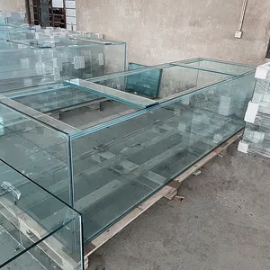 Australië Ontwerp Aanpasbare Glas Grote Grote Aquarium Glas Aquarium