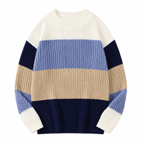 Pull à col rond à manches longues de haute qualité, décontracté, pour homme, tricoté, Noël, sur mesure, grande taille, pull de créateur