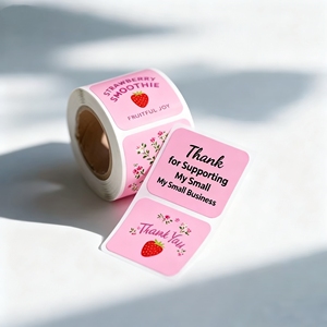 Etiquetas de Vinilo con Logotipo Personalizado, Textura Mate <span class=keywords><strong>3D</strong></span>, Holográficas, Troqueladas, Etiquetas de Embalaje de Primera Calidad, Rollo de Etiquetas Adhesivas para Gel de Ducha, Color Rosa Brillante, Resistentes al Agua - Product Image 5