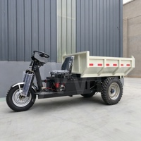 Mini-dumper électrique à moteur AC 5000W, capacité de charge de 2000 kg, pour la construction, l'exploitation minière et le transport