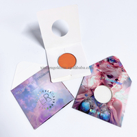Kemasan amplop eyeshadow panci tunggal Mewah Murah cetakan sesuai pesanan dengan LOGO Anda