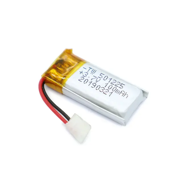 5mm बहुलक लिथियम बैटरी 3.7v 100mah 501225 051225 लाइपो बैटरी के लिए ड्राइविंग रिकॉर्डर