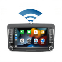 Lecteur multimédia de tableau de bord GPS Android 10 7 pouces avec Carplay et caméra de recul pour VW Passat/Golf/B6/Amarok Stéréo 2G