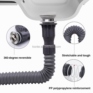 Nhà Máy Bán buôn giá đường ống dẫn nước Mùi-proof phòng tắm nhà bếp rửa lưu vực nước dài bồn rửa cống với Extendable Chất thải ống - Product Image 3