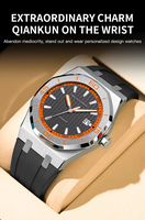 Montre de plongée sportive haut de gamme 40MM Miyota 8215, automatique, mécanique, en acier inoxydable, cadran en cristal, résistante à l'eau 5BAR, pour hommes