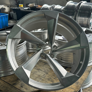 Jantes forgées <span class=keywords><strong>de</strong></span> 17 à 24 pouces, design directionnel argenté poli, 5x120.65/114.3, pour Aston Martin Vanquish I V12 Vantage Renault <span class=keywords><strong>Kadjar</strong></span> - Product Image 4
